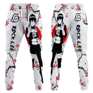 Rock Lee Joggers NRT Anime Sweatpants Custom Merch Japan Style 6