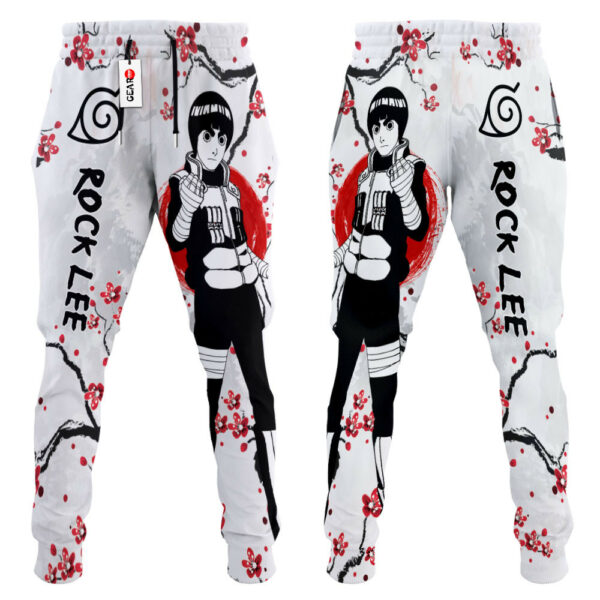 Rock Lee Joggers NRT Anime Sweatpants Custom Merch Japan Style 3