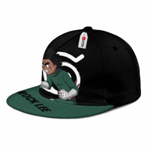 Rock Lee Snapback Hat Custom NRT Anime Hat 6