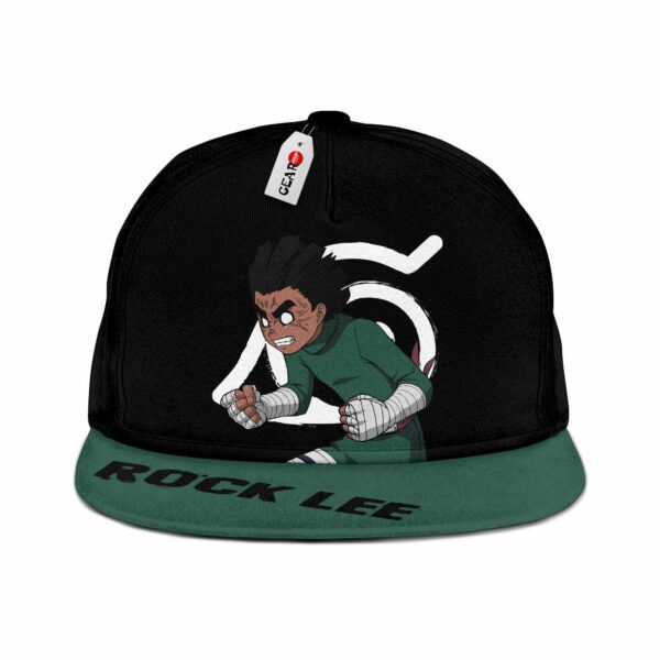 Rock Lee Snapback Hat Custom NRT Anime Hat 1