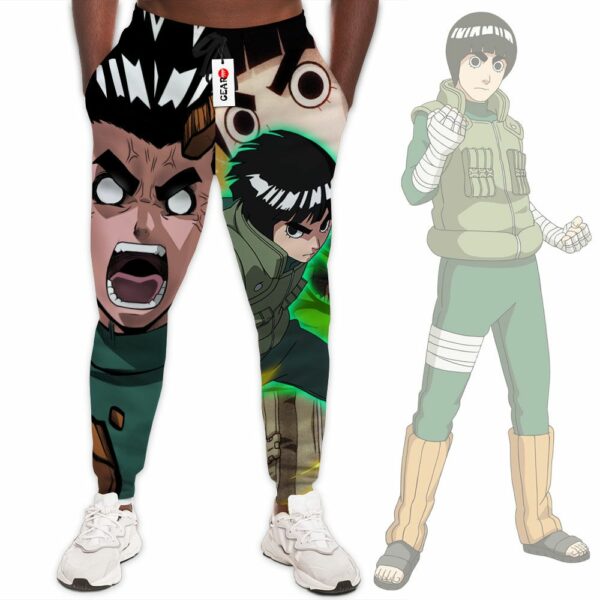 Rock Lee Sweatpants Custom Anime NRT Jogger Pants Merch 1