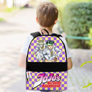 Rohan Kishibe Backpack Custom JJBA Anime Bag for Otaku 5