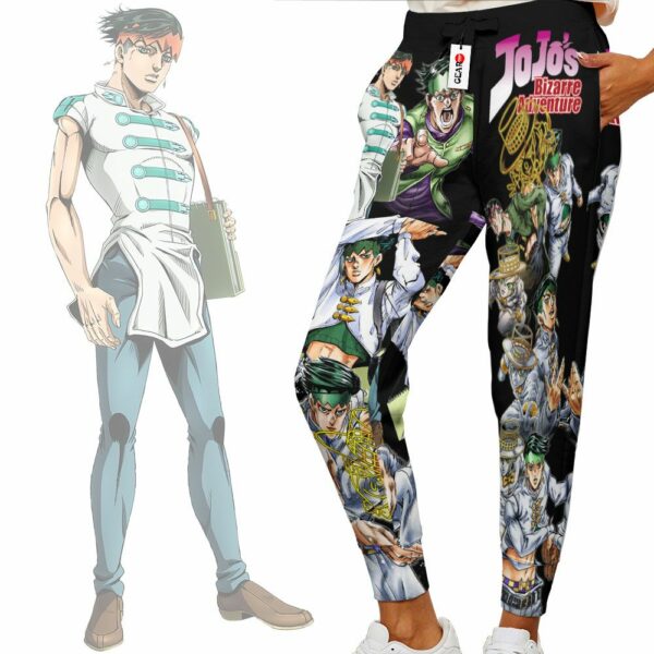 Rohan Kishibe Sweatpants Custom Anime JJBAs Jogger Pants Merch 2