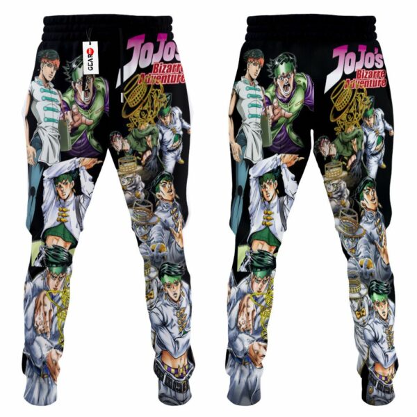 Rohan Kishibe Sweatpants Custom Anime JJBAs Jogger Pants Merch 4