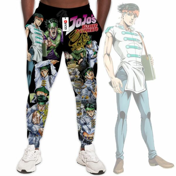 Rohan Kishibe Sweatpants Custom Anime JJBAs Jogger Pants Merch 1