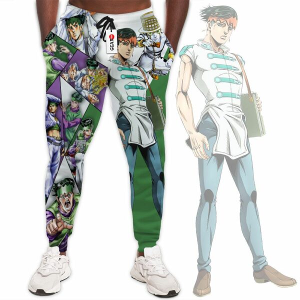 Rohan Kishibe Sweatpants Custom Anime JJBAs Joggers Merch 1