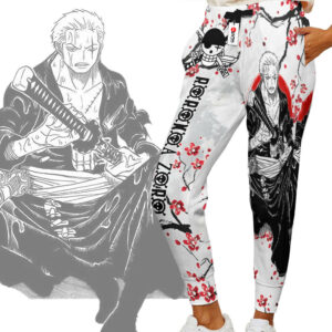 Roronoa Zoro Joggers Custom Anime One Piece Sweatpants Japan Style 5