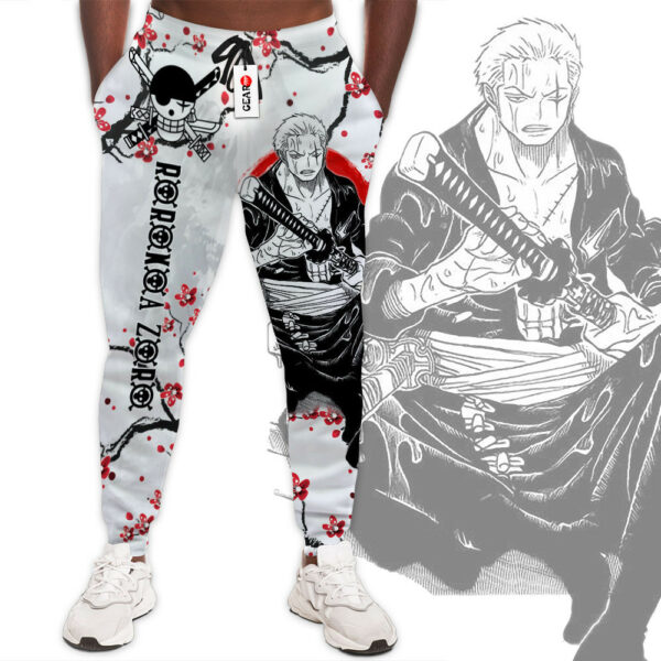 Roronoa Zoro Joggers Custom Anime One Piece Sweatpants Japan Style 1