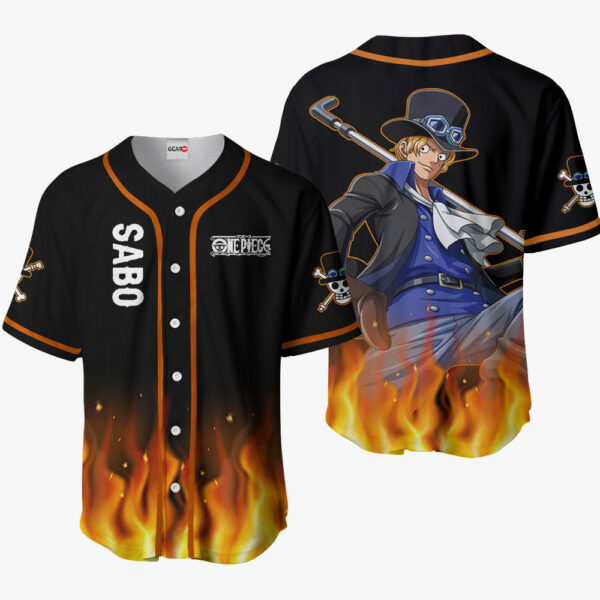 Sabo Jersey Shirt Custom OP Anime Merch Clothes for Otaku 1