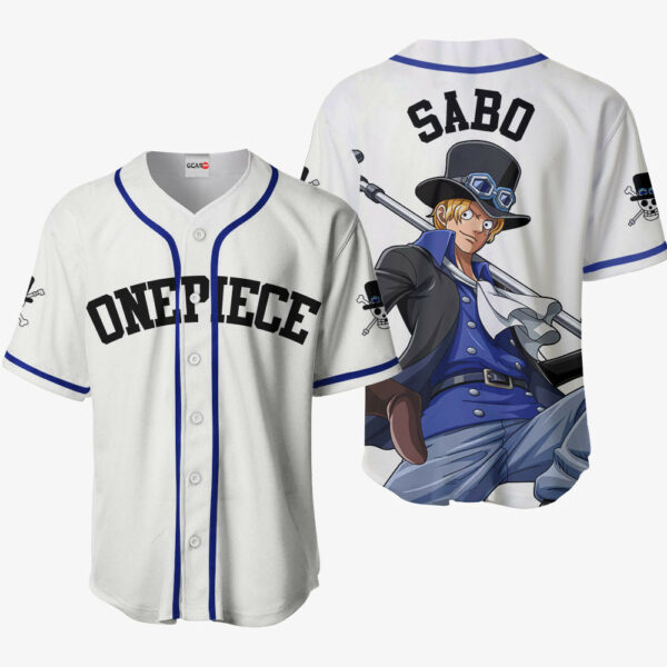 Sabo Jersey Shirt One Piece Custom Anime Merch Clothes for Otaku 1