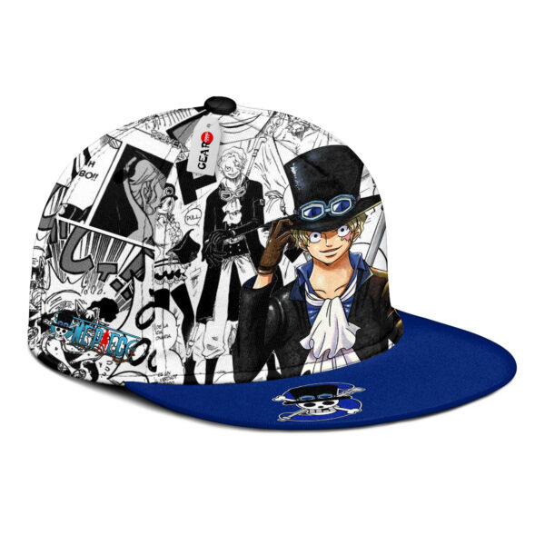 Sabo Snapback Hat Custom One Piece Anime Hat Mix Manga 2
