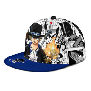 Sabo Snapback Hat Custom One Piece Anime Hat Mix Manga 6