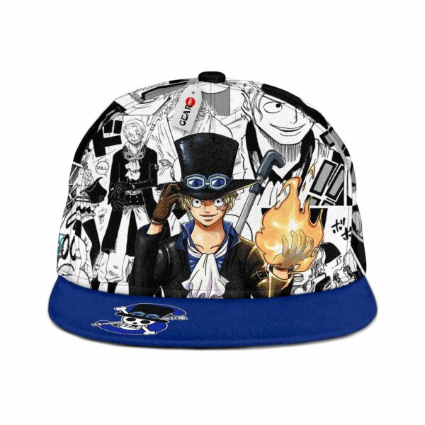 Sabo Snapback Hat Custom One Piece Anime Hat Mix Manga 1