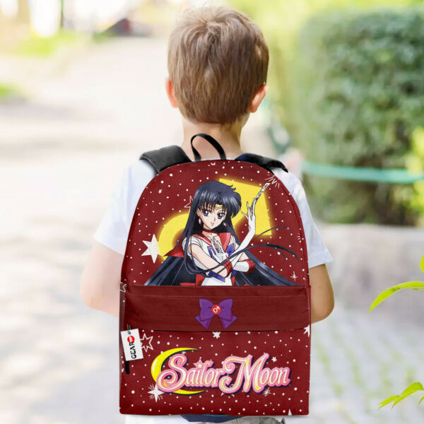 Sailor Mars Backpack Custom Rei Hino Sailor Anime Bag for Otaku 3