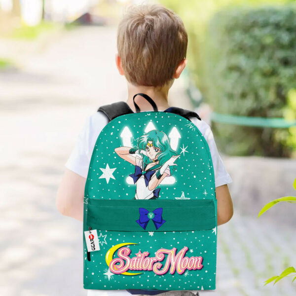 Sailor Neptune Backpack Custom Michiru Kaiou Sailor Anime Bag for Otaku 3