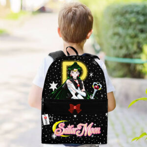 Sailor Pluto Backpack Custom Setsuna Meiou Sailor Anime Bag for Otaku 5
