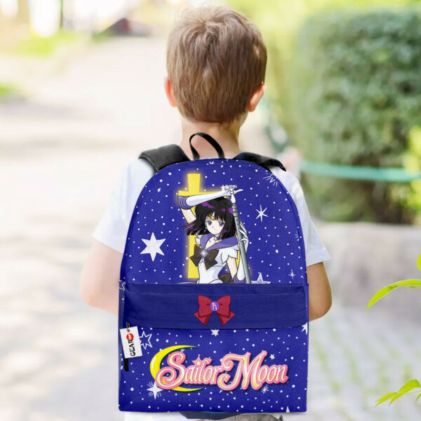 Sailor Saturn Backpack Custom Hotaru Tomoe Anime Bag for Otaku 3