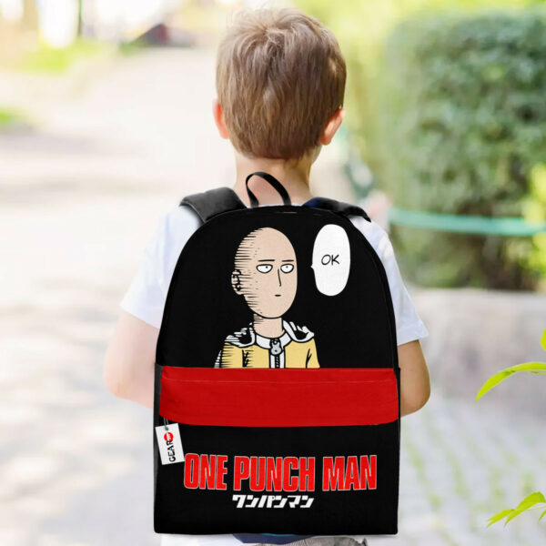 Saitama Backpack Custom Anime OPM Bag for Otaku Funny Gifts 3