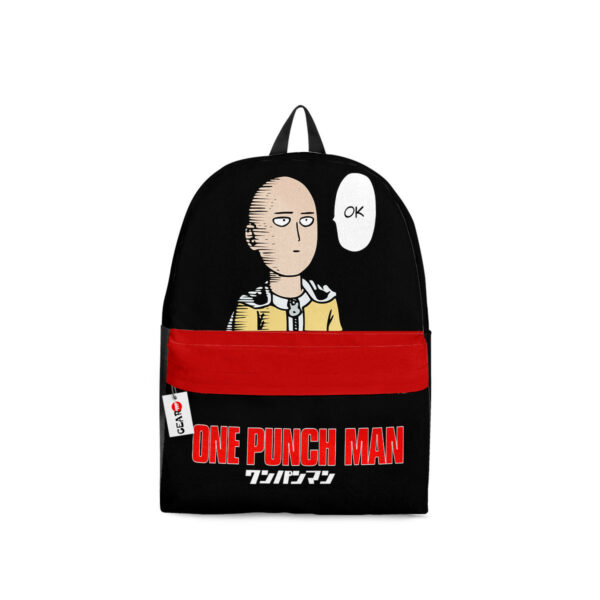 Saitama Backpack Custom Anime OPM Bag for Otaku Funny Gifts 1