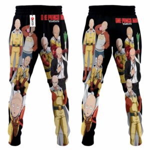 Saitama Sweatpants Custom Anime OPM Jogger Pants Merch 7