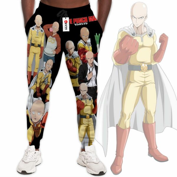 Saitama Sweatpants Custom Anime OPM Jogger Pants Merch 1