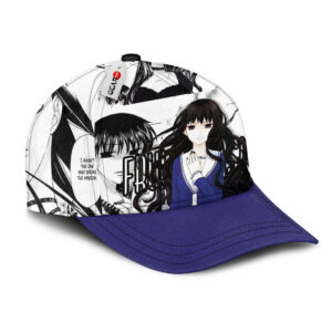 Saki Hanajima Baseball Cap Fruits Basket Custom Anime Hat Mix Manga 6