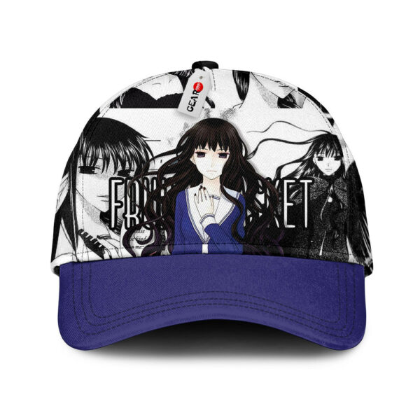 Saki Hanajima Baseball Cap Fruits Basket Custom Anime Hat Mix Manga 1