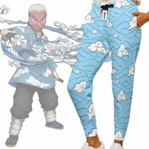 Sakonji Uniform Jogger Pants Custom Kimetsu Anime Sweatpants 5