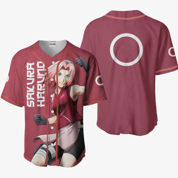 Sakura Haruno Jersey Shirt Custom NRT Anime Merch Clothes 1