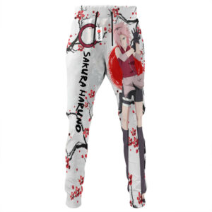 Sakura Haruno Joggers NRT Anime Sweatpants Custom Merch Japan Style 7