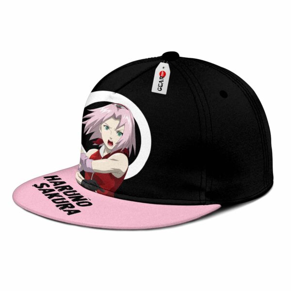 Sakura Haruno Snapback Hat Custom NRT Anime Hat 2