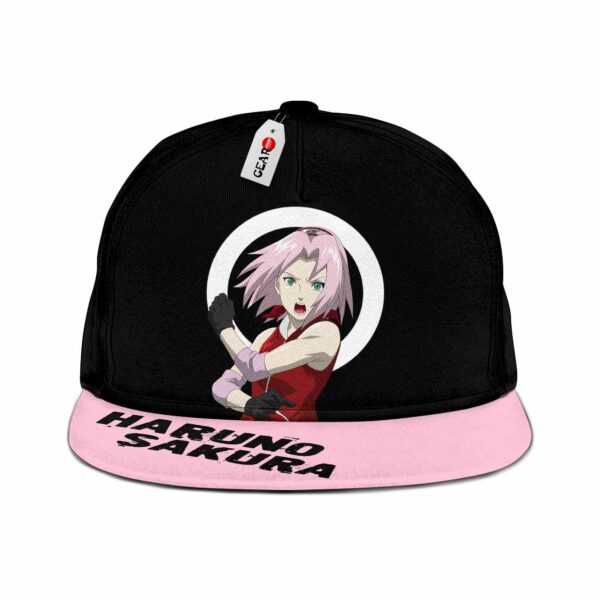 Sakura Haruno Snapback Hat Custom NRT Anime Hat 1