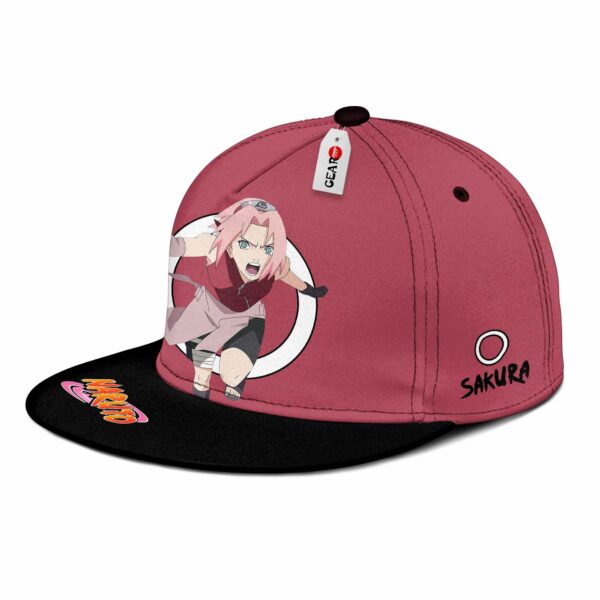 Sakura Haruno Snapback Hat Custom Seal NRT Anime Hat 2