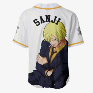 Sanji Jersey Shirt One Piece Custom Anime Merch Clothes for Otaku 5