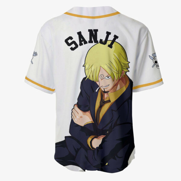 Sanji Jersey Shirt One Piece Custom Anime Merch Clothes for Otaku 3