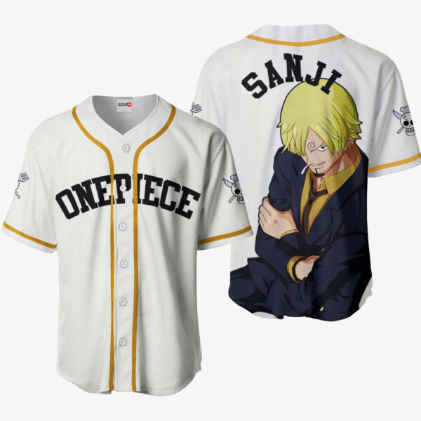 Sanji Jersey Shirt One Piece Custom Anime Merch Clothes for Otaku 1