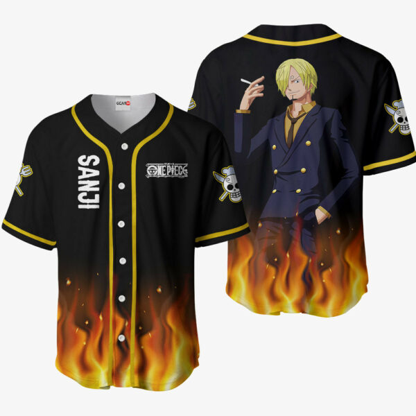 Sanji Vinsmoke Jersey Shirt Custom OP Anime Merch Clothes 1