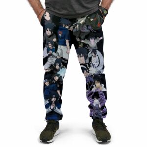 Sasuke Jogger Pants Fleece Custom NRT Characters Anime Sweatpant 6