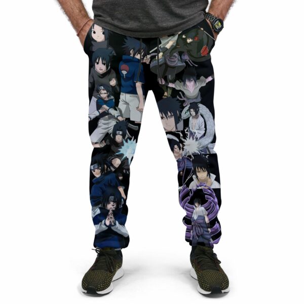 Sasuke Jogger Pants Fleece Custom NRT Characters Anime Sweatpant 3