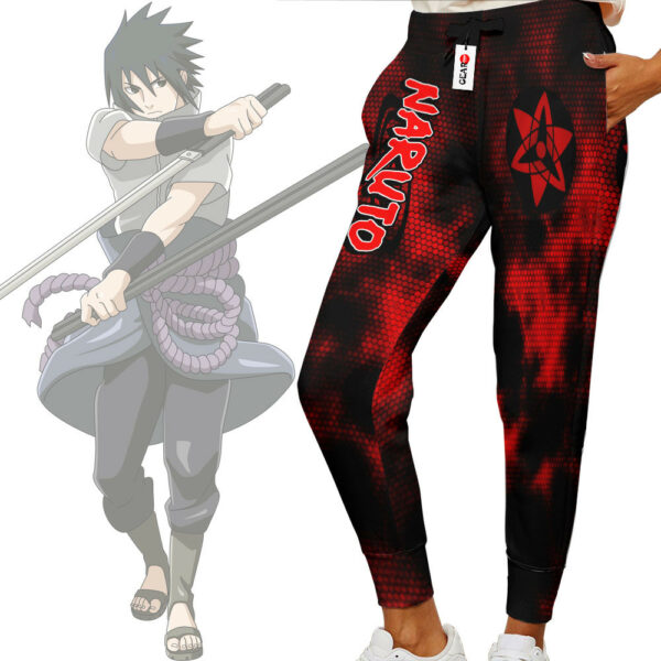 Sasuke Mangekyo Sharingan Sweatpants Custom Anime NRT Jogger Pants Merch 2