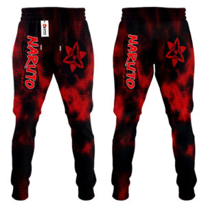 Sasuke Mangekyo Sharingan Sweatpants Custom Anime NRT Jogger Pants Merch 7