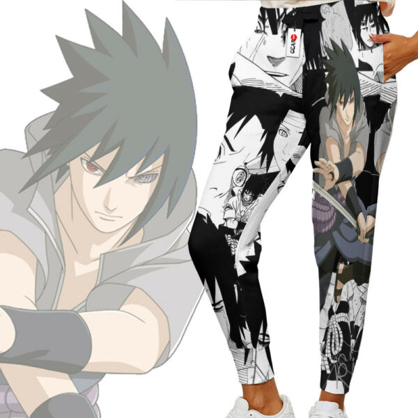 Sasuke Uchiha Custom NRT Anime Jogger Pants Merch Manga Style 2