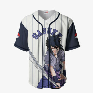 Sasuke Uchiha Jersey Shirt Custom Anime Merch Clothes for Otaku 4