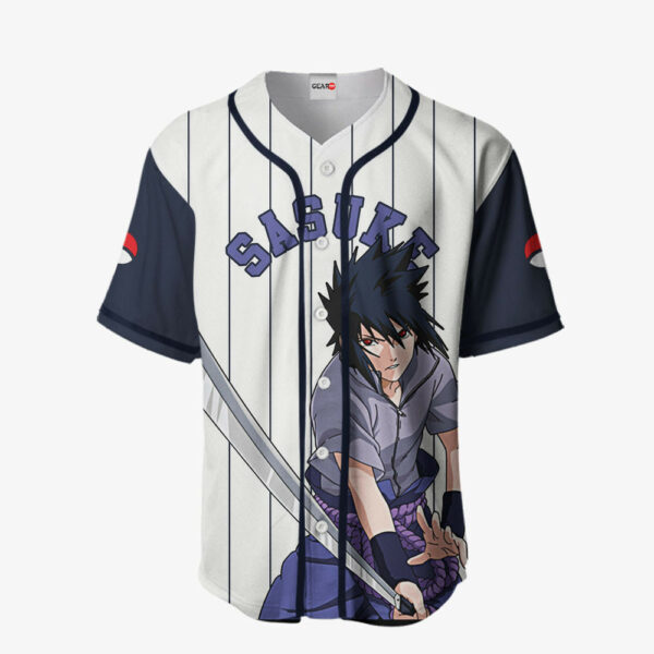 Sasuke Uchiha Jersey Shirt Custom Anime Merch Clothes for Otaku 2