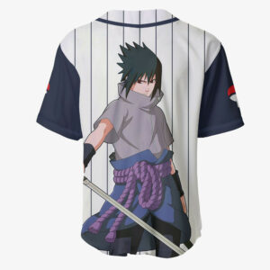 Sasuke Uchiha Jersey Shirt Custom Anime Merch Clothes for Otaku 5