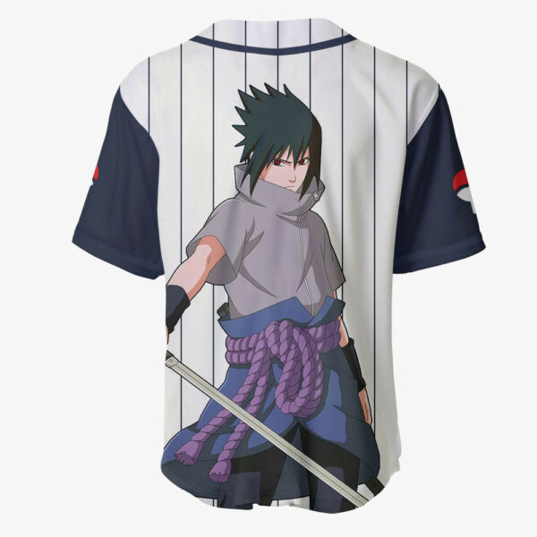 Sasuke Uchiha Jersey Shirt Custom Anime Merch Clothes for Otaku 3