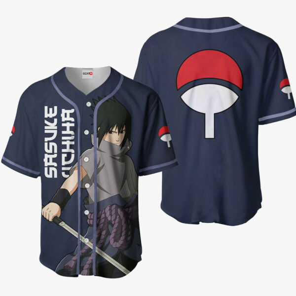 Sasuke Uchiha Jersey Shirt Custom NRT Anime Merch Clothes 1