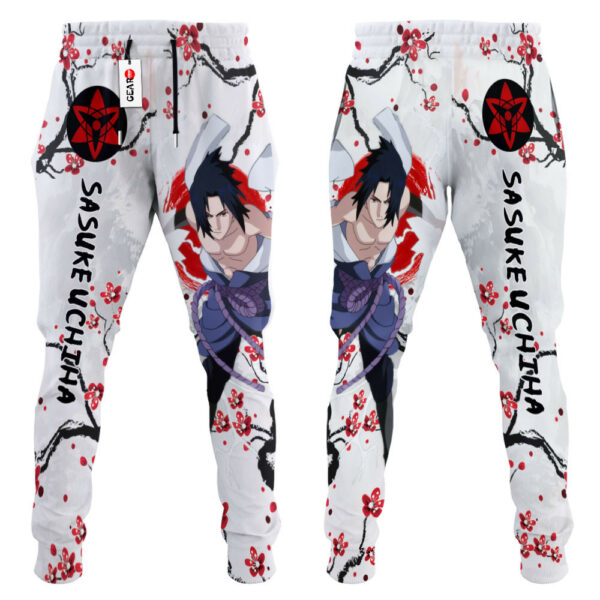 Sasuke Uchiha Joggers NRT Anime Sweatpants Custom Merch Japan Style 3