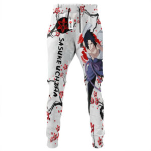 Sasuke Uchiha Joggers NRT Anime Sweatpants Custom Merch Japan Style 7