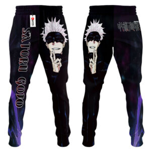 Satoru Gojo Joggers Custom Anime Jujutsu Kaisen Sweatpants 7